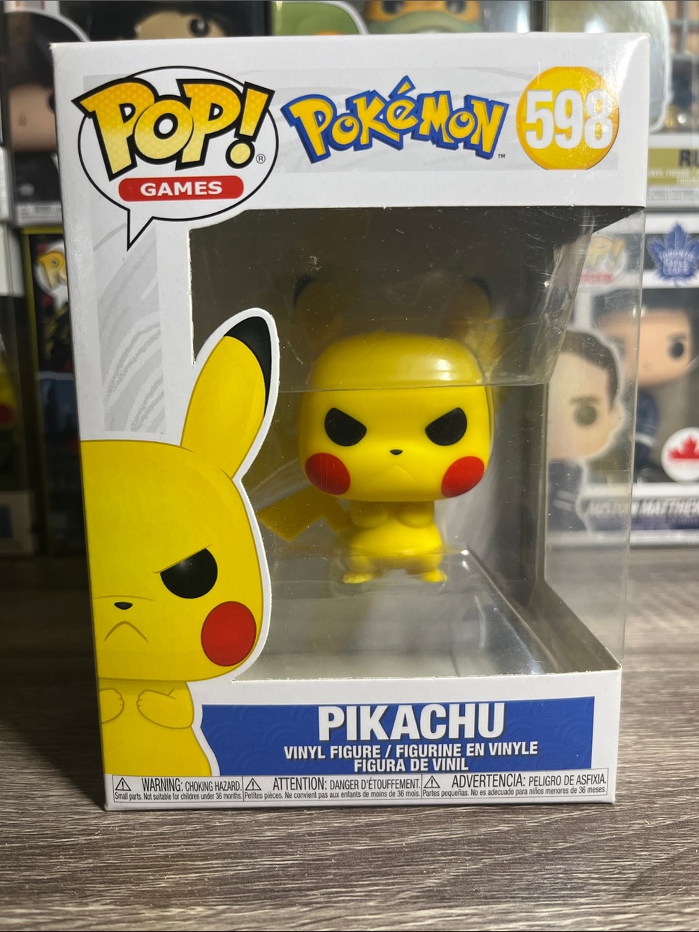 Funko Yellow Pikachu Pop! Games Figure #598